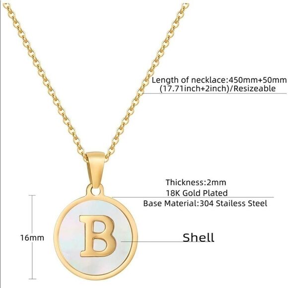 COPY - Delicate Gold and Natural Shell Necklace - Picture 5 of 8